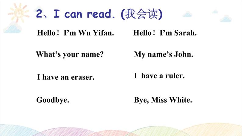 Unit 1 Hello! B Start to read 课件（含视频素材）04