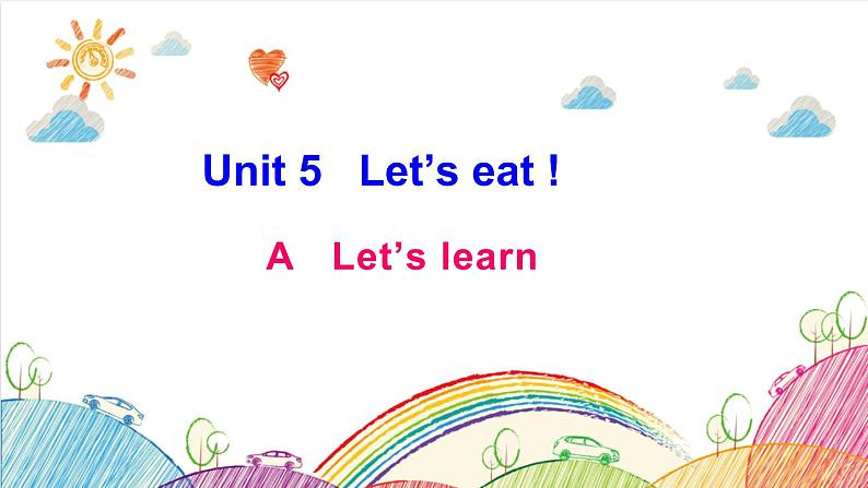 Unit 5 Let's eat! A Let's learn 课件(含视频素材)01