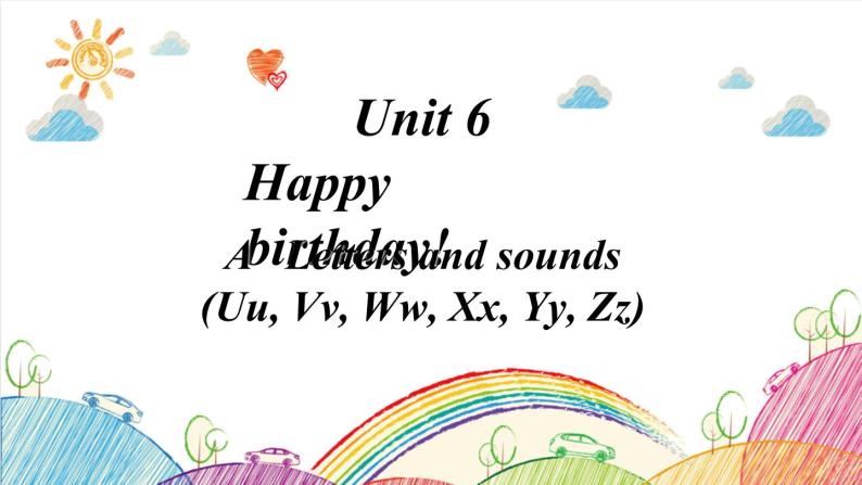 Unit 6 Happy birthday! A Letters and sounds 课件（含视频素材）01
