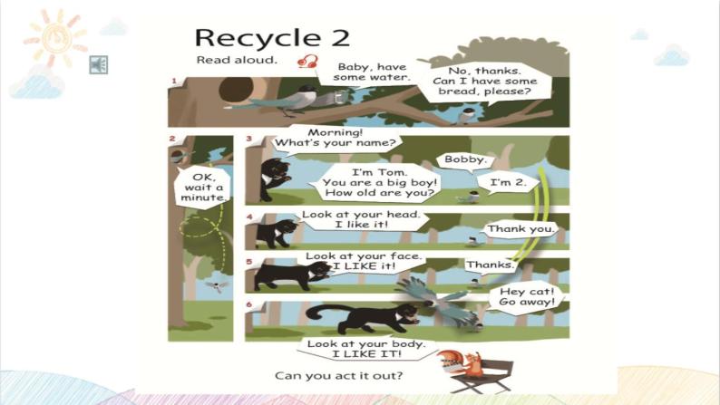人教版英语三年级上册 Recycle 2 课件（含视频素材）04