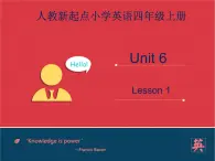 人教新起点四年级上册Unit6 课件 Lesson 1