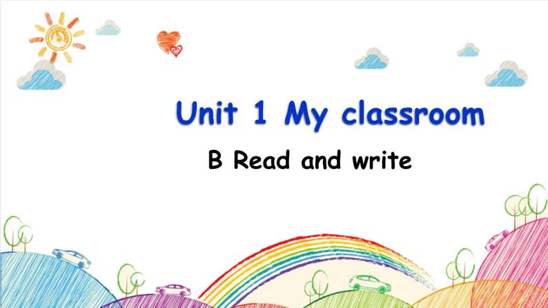 Unit 1 My classroom Part B Read and write 课件（含素材）01