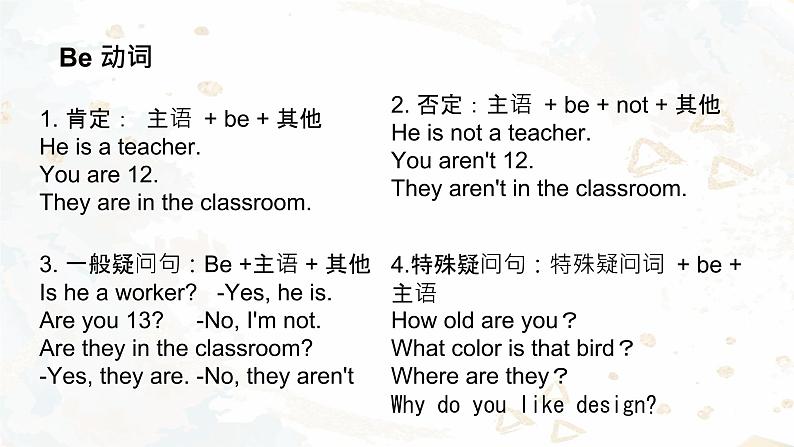 小学英语语法专题课件:一般现在时06