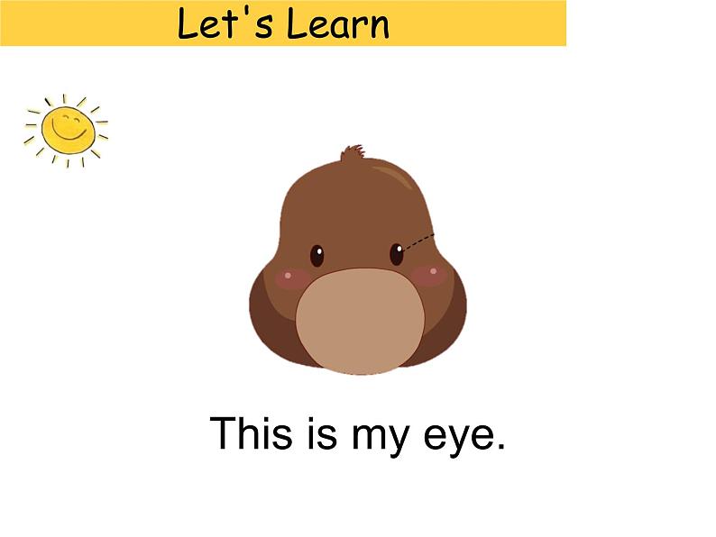 人教版(PEP)三年级上册课件unit3 Look at me A Let's learn07