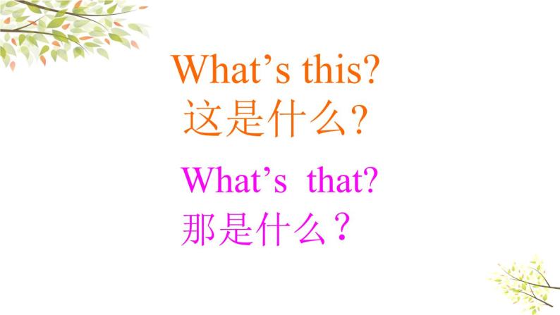 Module 7 Unit 2 What's that 课件（28PPT）04