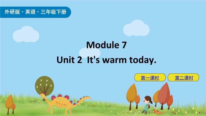 Module 7 Unit 2 It's warm today 课件+素材01