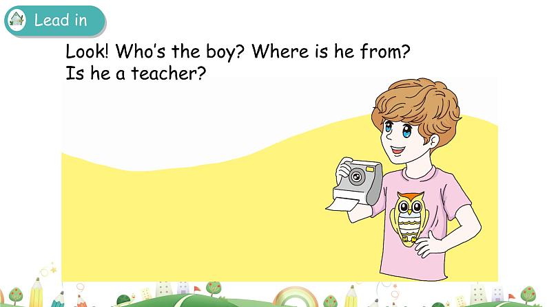 三年级下册:Unit 1 Welcome back to school Part B& Part C 第三课时 课件PPT+素材03