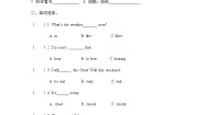 小学英语陕旅版五年级下册Revision 2第二课时一课一练
