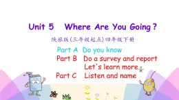 Unit 5 Where are you going 第三课时 课件+素材