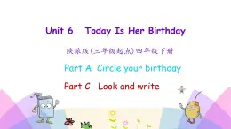 Unit 6 Today is her birthday 第一课时 课件+素材