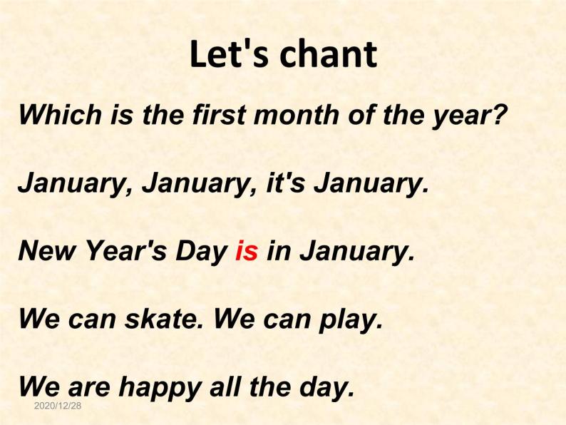 六年级上册英语课件-Unit4 January is the first month. Lesson 19 人教精通版08