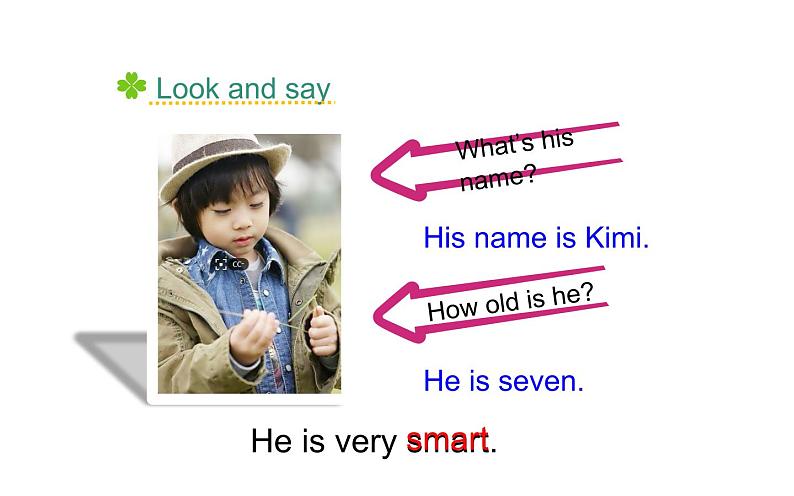 五年级上册英语课件-Unit2 She looks cute. Lesson 9 人教精通版04