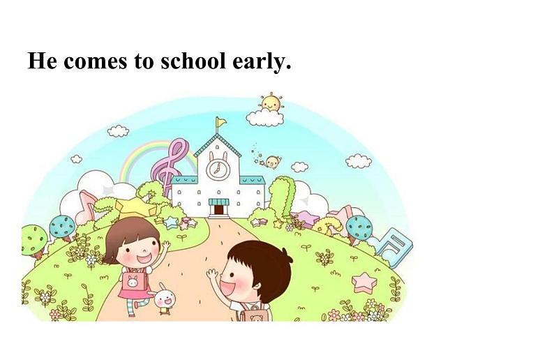 五年级下册英语课件-Unit 3 we should obey the rules. 人教精通版第7页