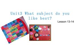 小学英语人教精通版四年级下册Lesson 3教学演示课件ppt