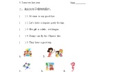 小学英语冀教版 (三年级起点)六年级下册Lesson 23 Good-bye!综合训练题