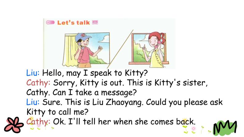 Unit 1 May I speak to Kitty 第二课时 课件+素材06