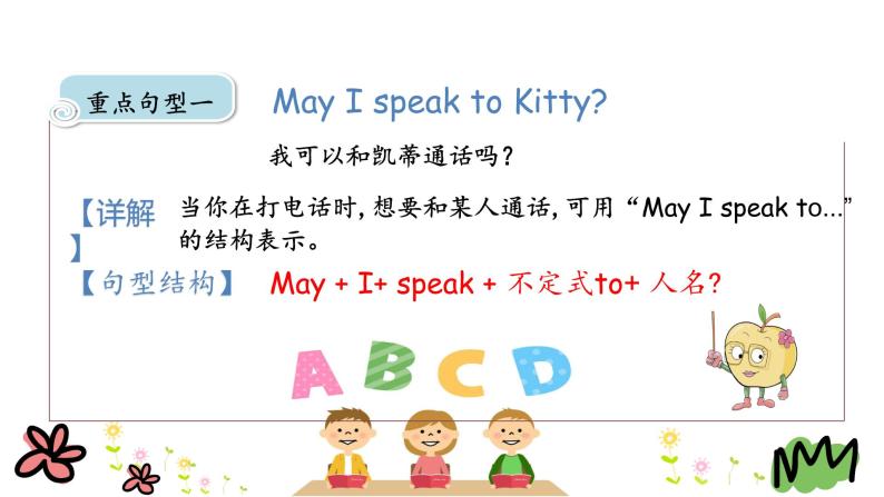 Unit 1 May I speak to Kitty 第二课时 课件+素材08