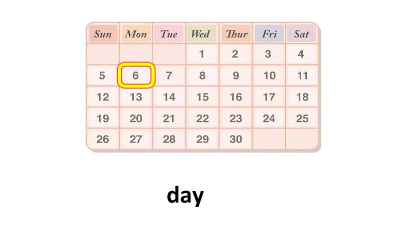 四年级下册英语课件-Unit 4 There are seven days in a week. Lesson23 人教精通版.05