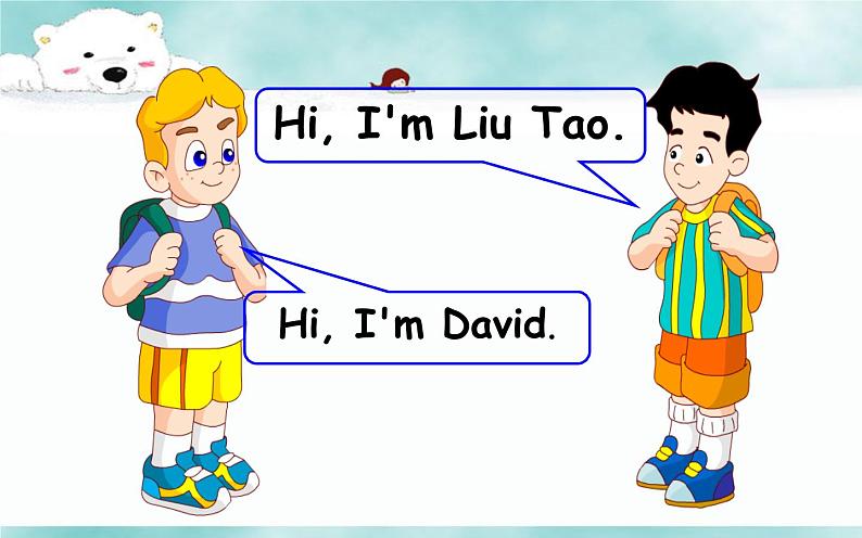 三年级上册英语课件-Unit 1 Hello! I’m Monkey. Lesson 1 人教精通版04