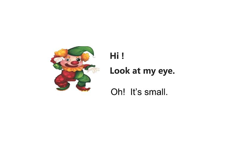 三年级上册英语课件-Unit3 Look at my nose. Lesson 13 人教精通版08