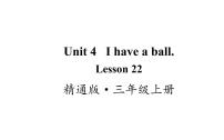 小学英语Lesson 22图片课件ppt