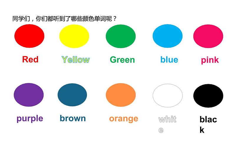 三年级上册英语课件-Unit5 What colour is it? 人教精通版02