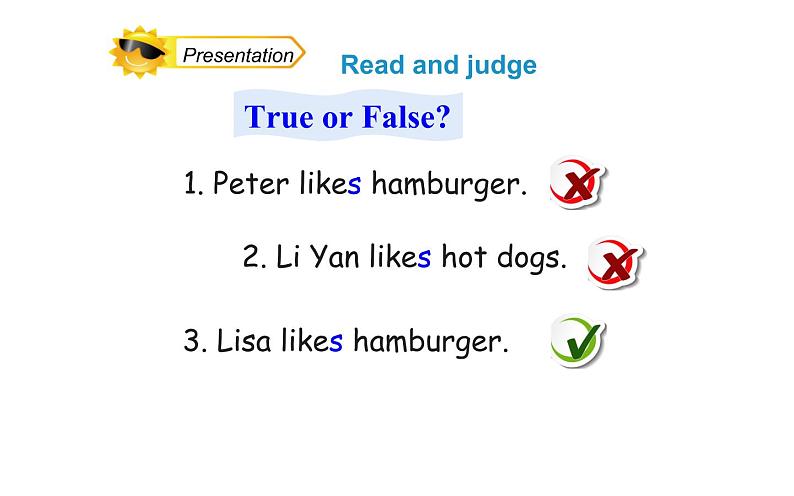 三年级上册英语课件-Unit 6 I like hamburgers. Lesson 31 人教精通版08