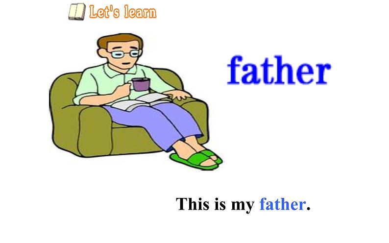三年级下册英语课件-Unit3 This is my father. Lesson 13 人教精通版04