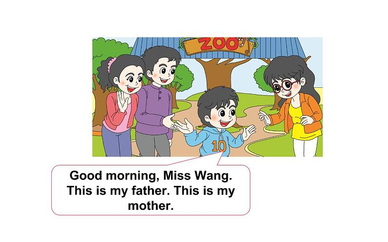 三年级下册英语课件-Unit3 This is my father. Lesson 13 人教精通版第7页