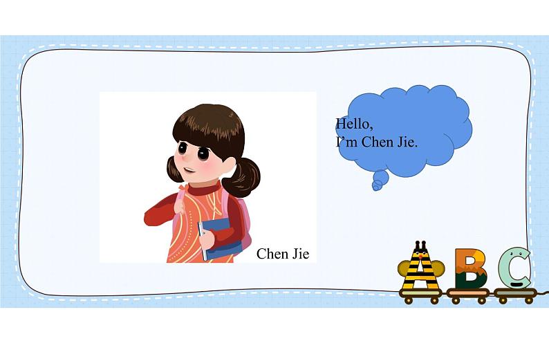 三年级英语上册课件-Unit 1 Hello Let’s talk-人教PEP版第8页