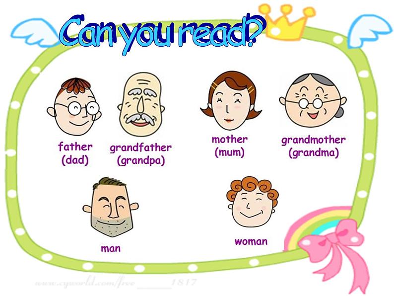 三年级英语下册课件-Unit 2 My family Let's talk & Let's chant-人教PEP版06