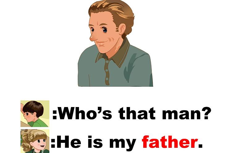 三年级英语下册课件-Unit 2 My family A Let’s talk-人教PEP版08