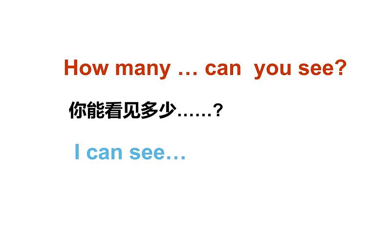 三年级英语下册课件-Unit 6 How many?A Let's learn-人教PEP版05