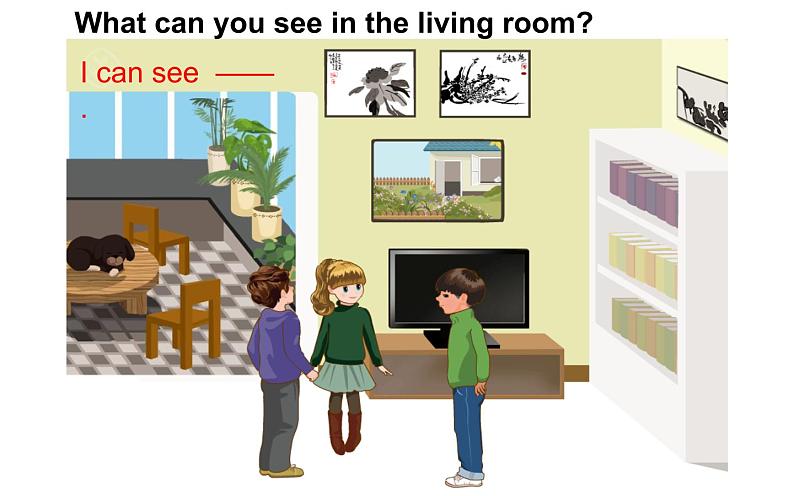 五年级英语上册课件-Unit 5 There is a big bed Let’s try & Let’s talk-人教PEP版.05