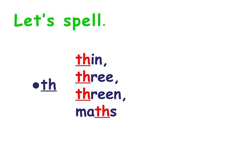 五年级英语下册课件-Unit 4 When is Easter?A Let’s Spell-人教PEP版06