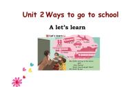 小学英语人教版 (PEP)六年级上册Unit 2 Ways to go to school Part A说课课件ppt