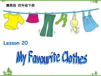 冀教版 (三年级起点)四年级下册Lesson 20 My Favourite Clothes习题课件ppt