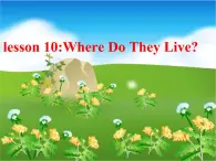 三年级下册英语课件-Unit 2 Animals at the Zoo Lesson 10 Where Do They Live？ ｜冀教版（三起）(共30张PPT)