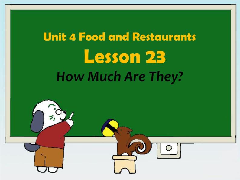 三年级下册英语课件-Unit 4 Food and Restaurants Lesson 23 How Much Are They？ 1｜冀教版（三起）(共18张PPT)01
