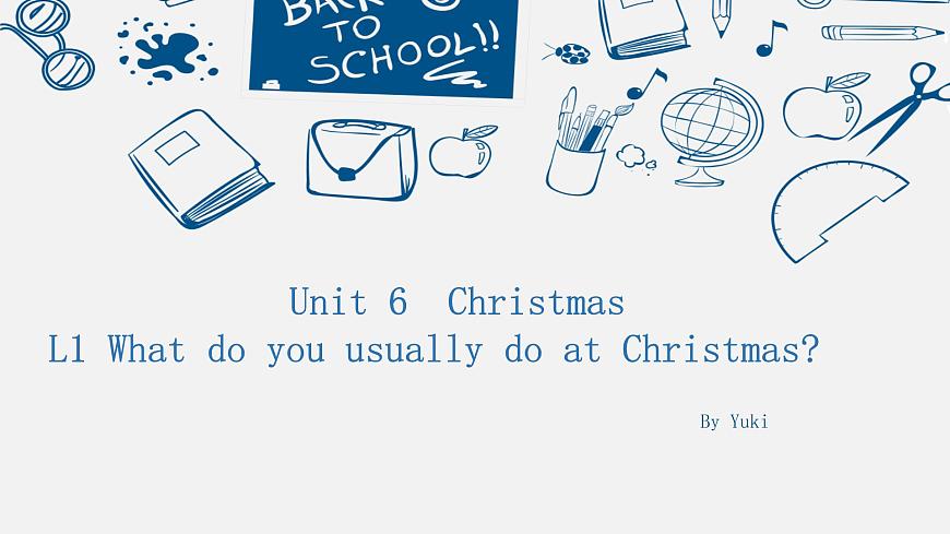 What do you usually do at Christmas說課課件第1頁