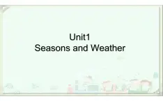 五年级上册英语课件-Unit1 Seasons and Weather 粤人版（开心英语）