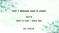 人教版 (PEP)三年级下册Unit 1 Welcome back to school! Part B教课课件ppt