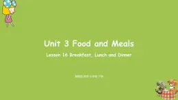冀教版(三起）英語三年級下冊 Unit3 Lesson16課件+素材