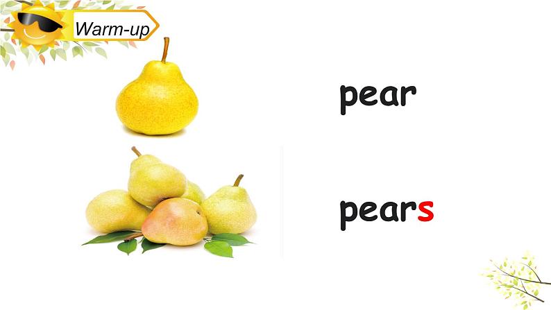 三年级下册PEP版英语教学课件Unit 5 Do you like pears_ PA Let’s talk 课件+素材06