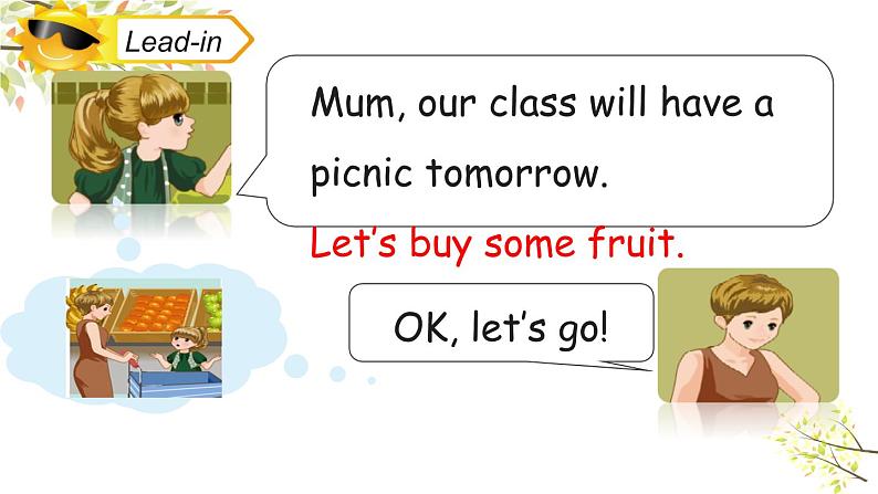 三年级下册PEP版英语教学课件Unit 5 Do you like pears_ PA Let’s talk 课件+素材08