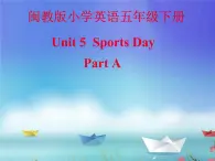 闵教版英语五年级下册Unit 5 Sports Day Part A课件