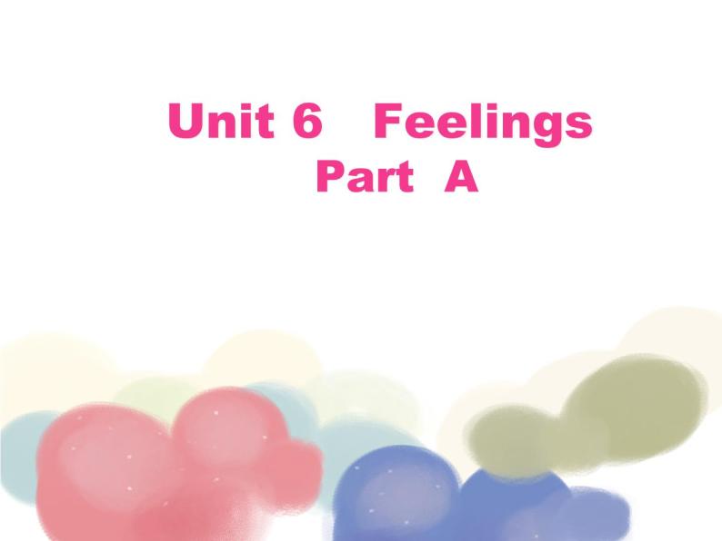 闵教版英语五年级下册Unit 6 Feelings Part A课件01