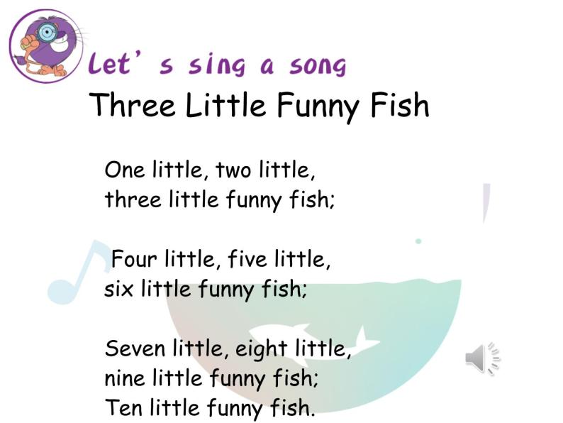 闵教版英语五年级下册Funny Fish课件02