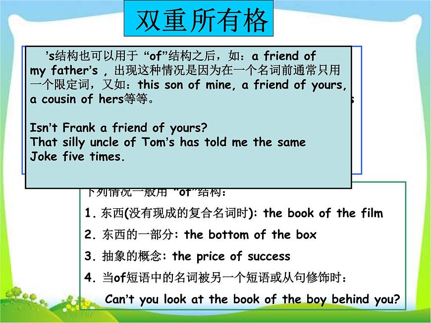 小升初英語語法時態(tài)總復(fù)習(xí)課件第6頁