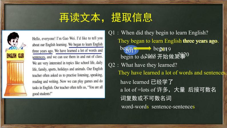 人教精通版六年级英语下册 Unit 1 Lesson3-4课件08